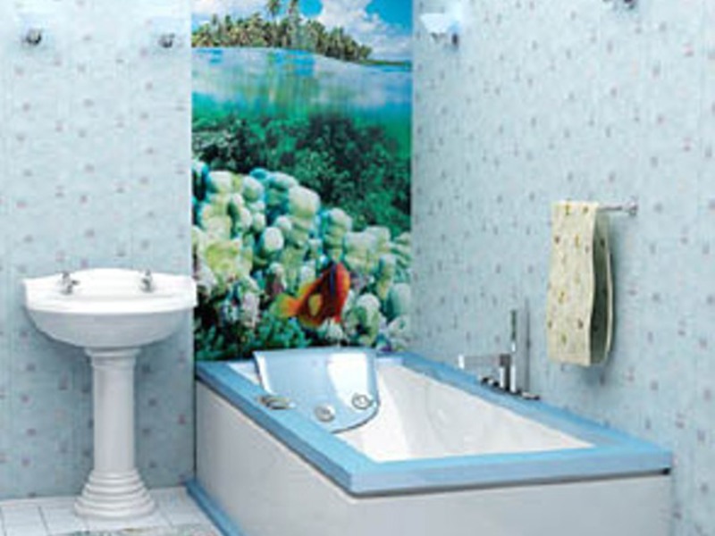 Отделка пластиковыми панелями ванной комнаты