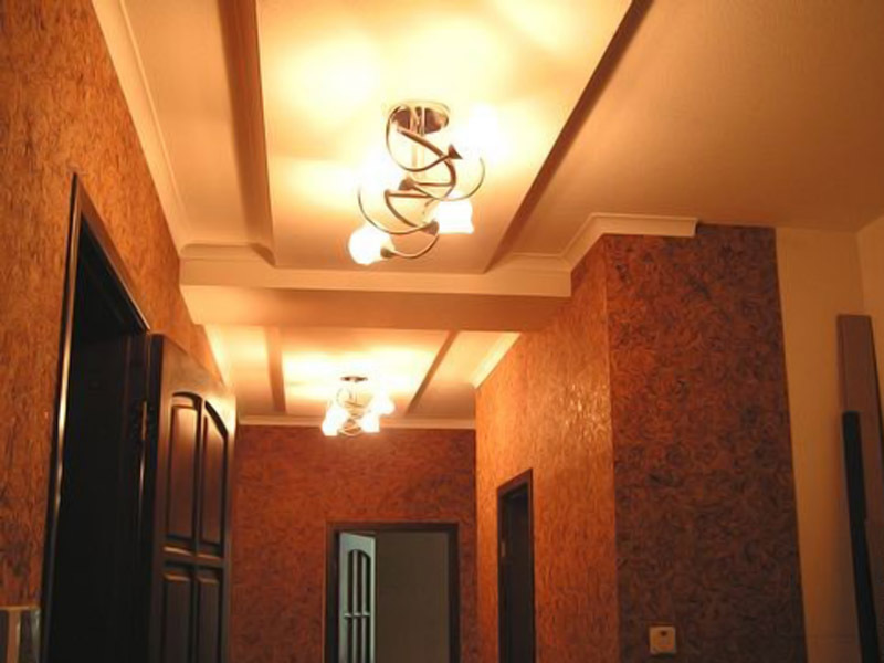 Подвесной потолок своими руками фото коридор