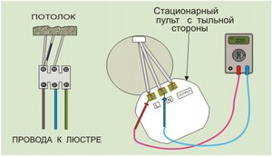 Схема подключения люстры