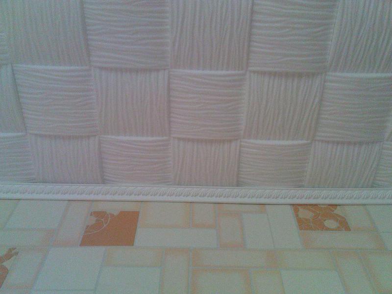 Плетеная плитка для потолка