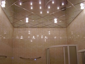 Плиточный подвесной потолок