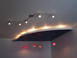 Применение гипсокартона для облицовки потолка